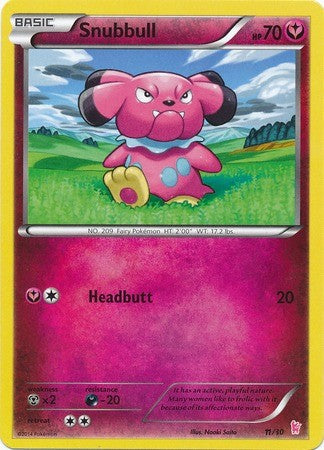 Snubbull (11/30) [XY: Trainer Kit - Sylveon] | Tabernacle Games