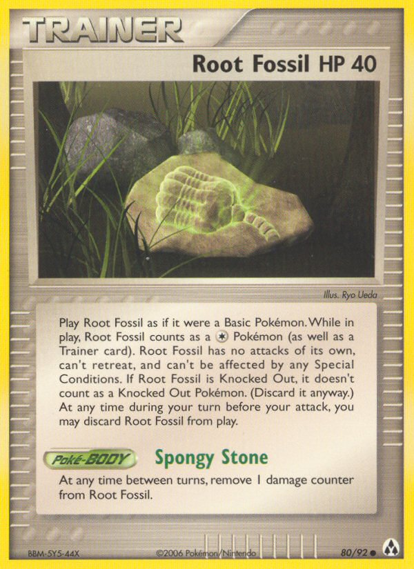 Root Fossil (80/92) [EX: Legend Maker] | Tabernacle Games