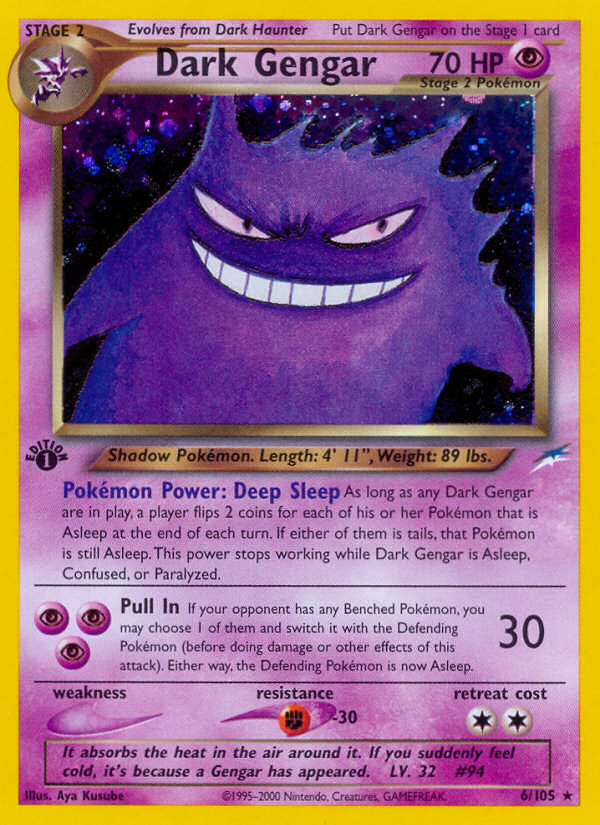 Dark Gengar (6/105) [Neo Destiny 1st Edition] | Tabernacle Games