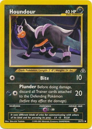 Houndour (39/75) [Neo Discovery Unlimited] | Tabernacle Games