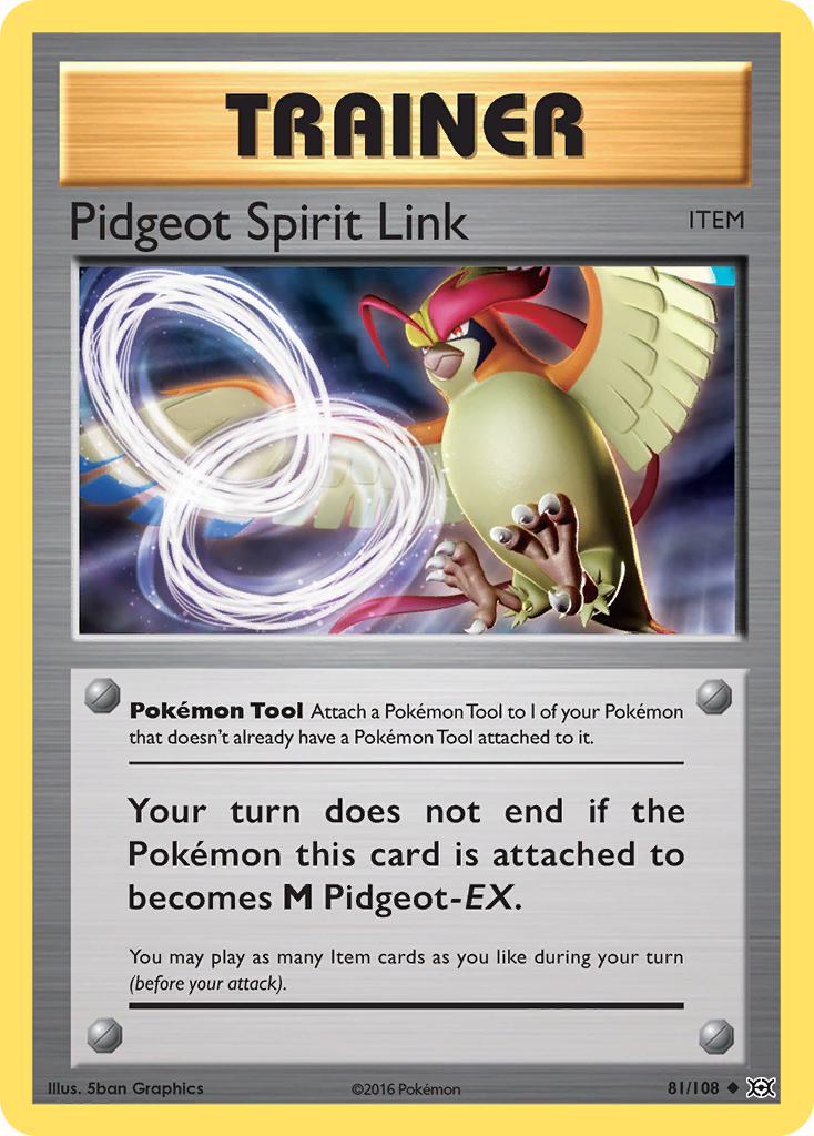 Pidgeot Spirit Link (81/108) [XY: Evolutions] | Tabernacle Games