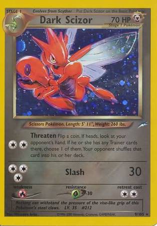 Dark Scizor (9/105) [Neo Destiny Unlimited] | Tabernacle Games