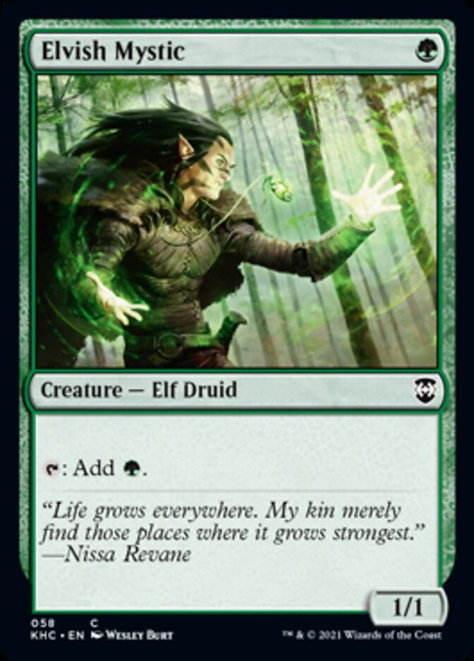 Elvish Mystic [Kaldheim Commander] | Tabernacle Games