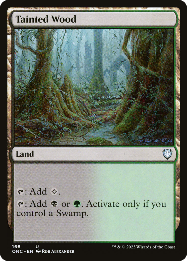 Tainted Wood [Phyrexia: All Will Be One Commander] | Tabernacle Games