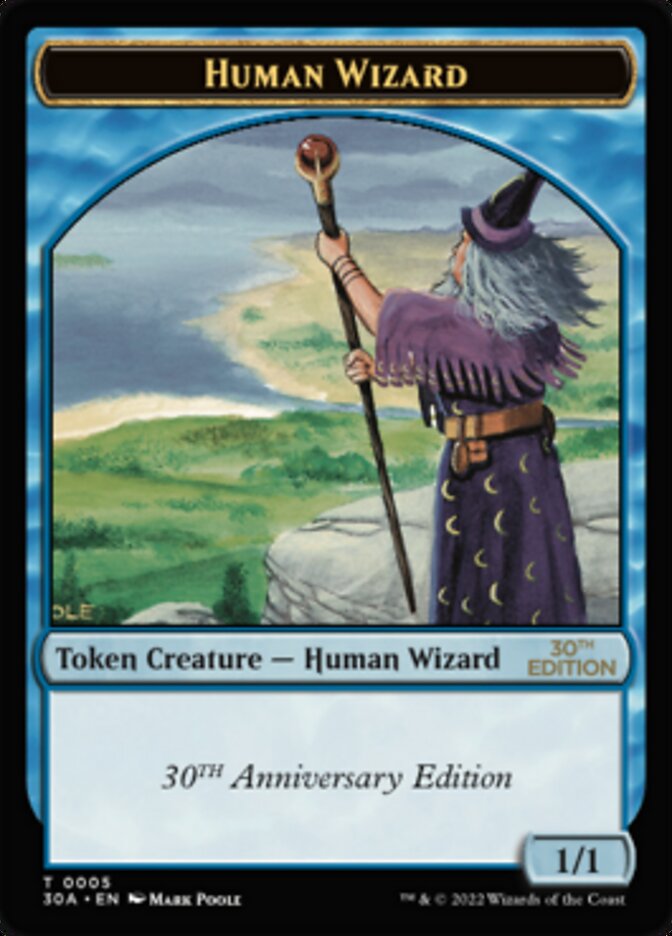 Human Wizard Token [30th Anniversary Tokens] | Tabernacle Games