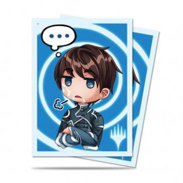 Ultra PRO Chibi Collection Jace - Sigh... Standard Deck Protector sleeves | Tabernacle Games