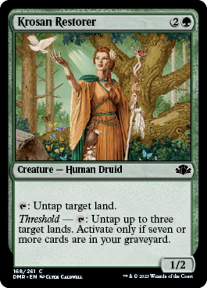 Krosan Restorer [Dominaria Remastered] | Tabernacle Games
