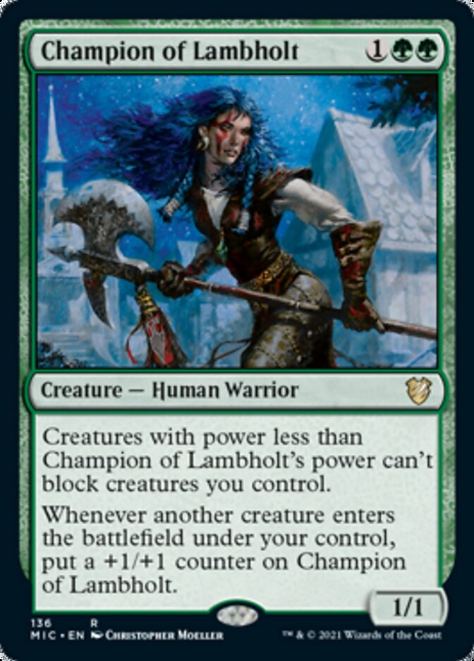 Champion of Lambholt [Innistrad: Midnight Hunt Commander] | Tabernacle Games