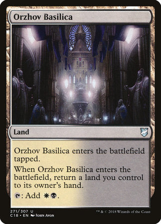 Orzhov Basilica [Commander 2018] | Tabernacle Games