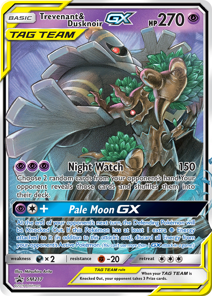 Trevenant & Dusknoir GX (SM217) [Sun & Moon: Black Star Promos] | Tabernacle Games