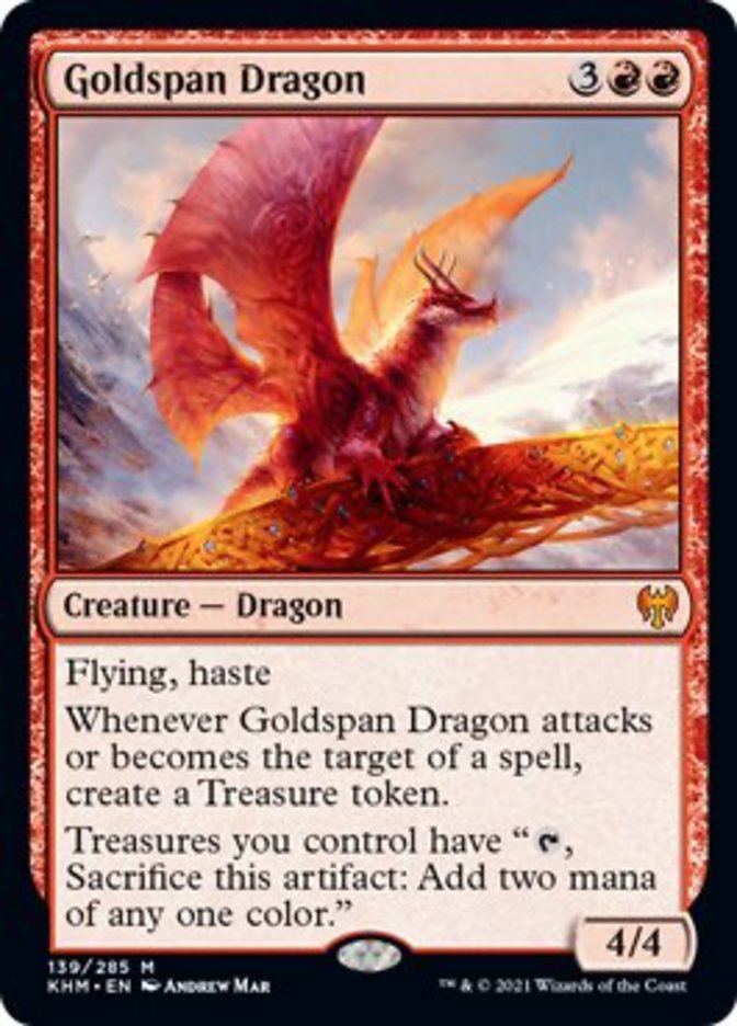 Goldspan Dragon [Kaldheim] | Tabernacle Games