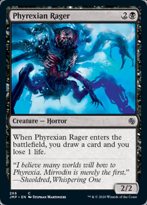 Phyrexian Rager [Jumpstart] | Tabernacle Games