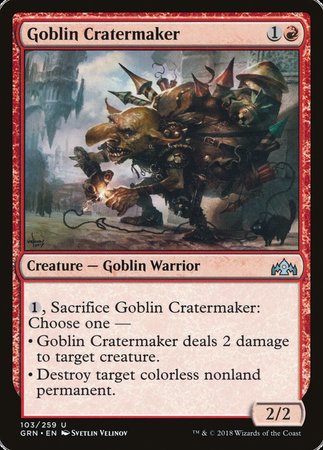 Goblin Cratermaker [Guilds of Ravnica] | Tabernacle Games