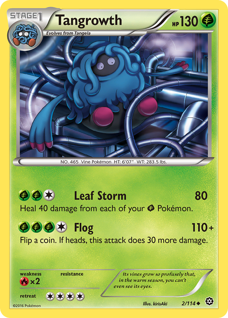 Tangrowth (2/114) [XY: Steam Siege] | Tabernacle Games