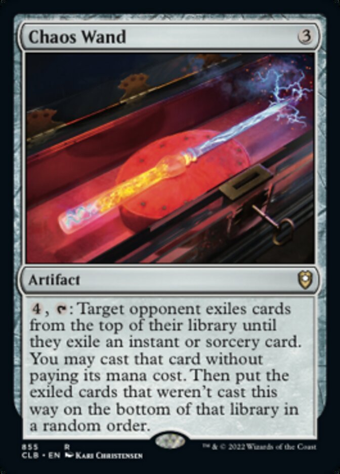 Chaos Wand [Commander Legends: Battle for Baldur's Gate] | Tabernacle Games