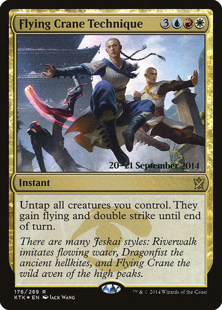 Flying Crane Technique [Khans of Tarkir Promos] | Tabernacle Games