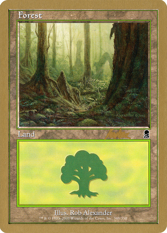 Forest (bk348) (Brian Kibler) [World Championship Decks 2002] | Tabernacle Games