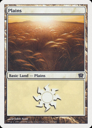 Plains (333) [Ninth Edition] | Tabernacle Games