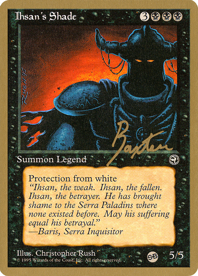Ihsan's Shade (George Baxter) (SB) [Pro Tour Collector Set] | Tabernacle Games