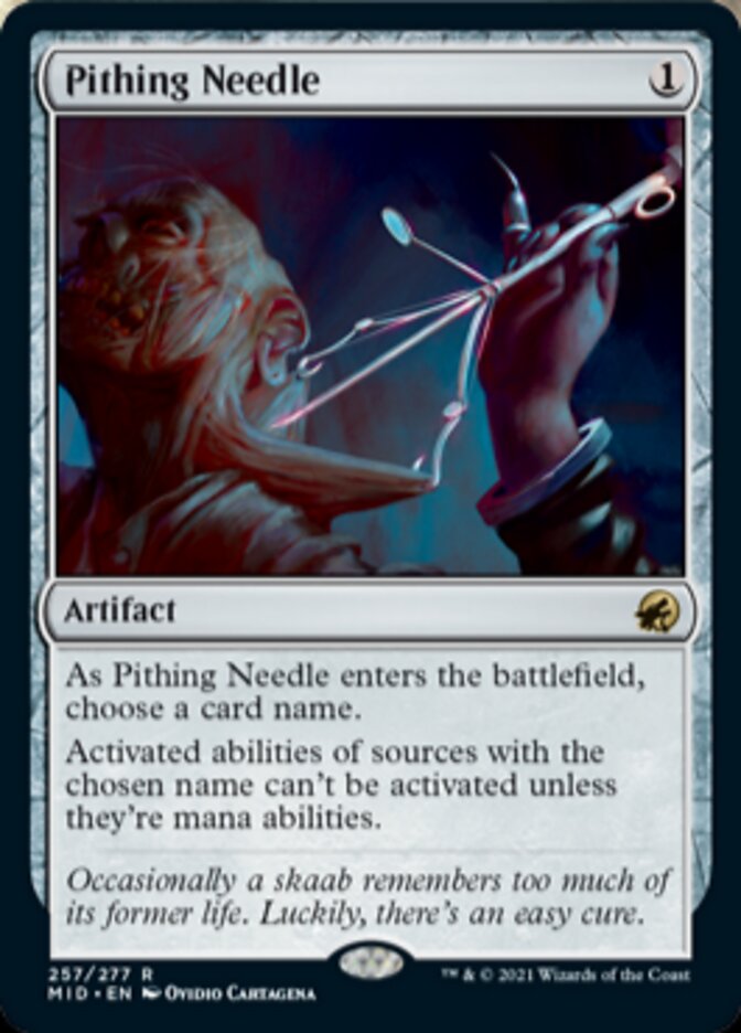 Pithing Needle [Innistrad: Midnight Hunt] | Tabernacle Games
