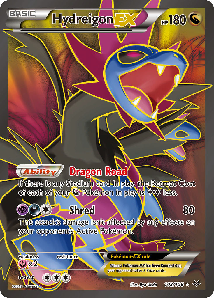 Hydreigon EX (103/108) [XY: Roaring Skies] | Tabernacle Games