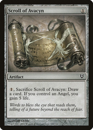 Scroll of Avacyn [Avacyn Restored] | Tabernacle Games