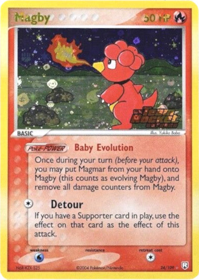 Magby (24/109) (Stamped) [EX: Team Rocket Returns] | Tabernacle Games