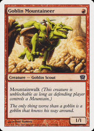 Goblin Mountaineer [Ninth Edition] | Tabernacle Games