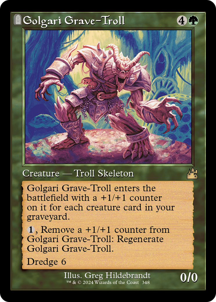Golgari Grave-Troll (Retro Frame) [Ravnica Remastered] | Tabernacle Games