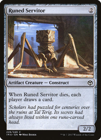 Runed Servitor [Iconic Masters] | Tabernacle Games