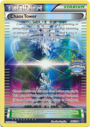 Chaos Tower (94/124) (National Championship Promo) [XY: Fates Collide] | Tabernacle Games