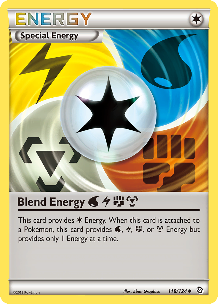 Blend Energy WaterLightningFightingMetal (118/124) [Black & White: Dragons Exalted] | Tabernacle Games