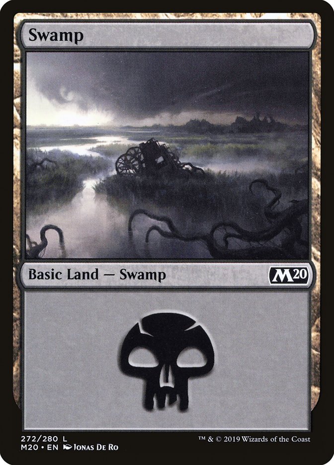 Swamp (#272) [Core Set 2020] | Tabernacle Games