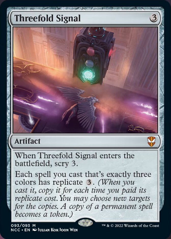 Threefold Signal [Streets of New Capenna Commander] | Tabernacle Games