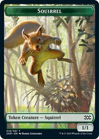 Squirrel // Thopter (008) Double-sided Token [Double Masters Tokens] | Tabernacle Games