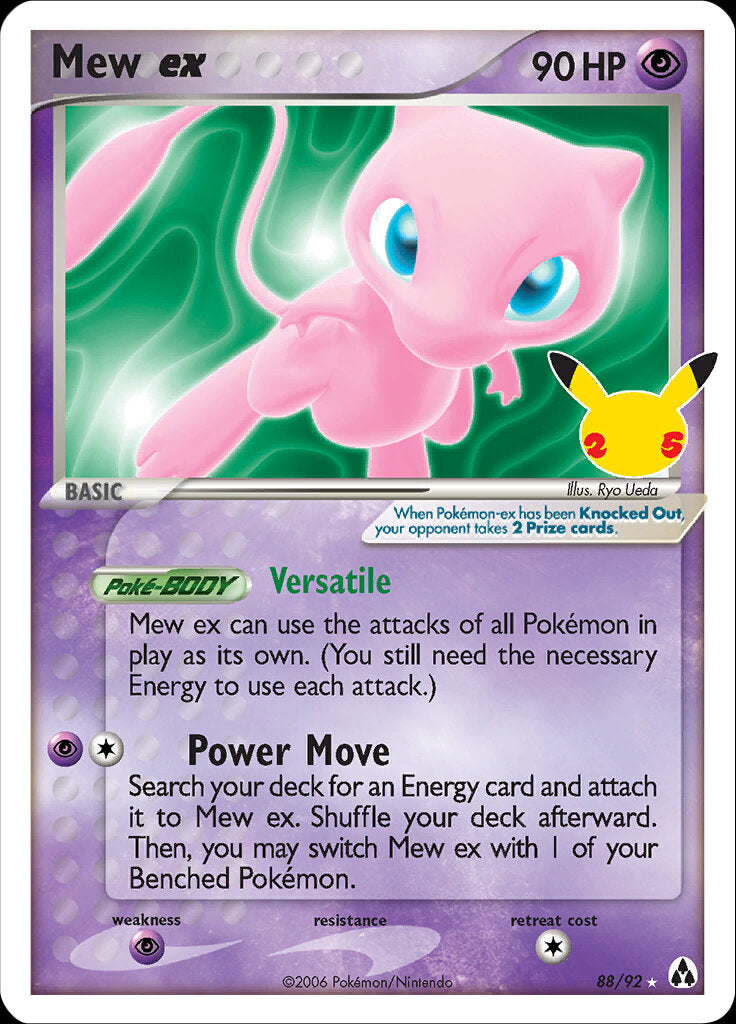 Mew ex (88/92) [Celebrations: 25th Anniversary - Classic Collection] | Tabernacle Games