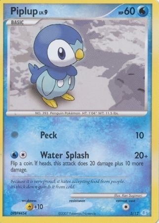 Piplup (5/12) [Diamond & Pearl: Trainer Kit - Manaphy] | Tabernacle Games