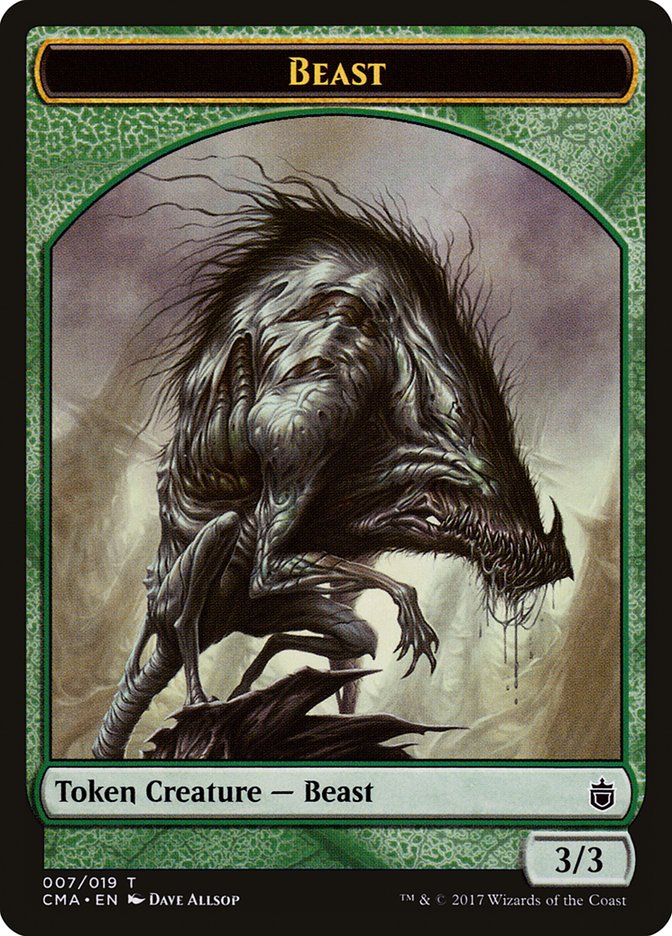 Beast (007/019) [Commander Anthology Tokens] | Tabernacle Games