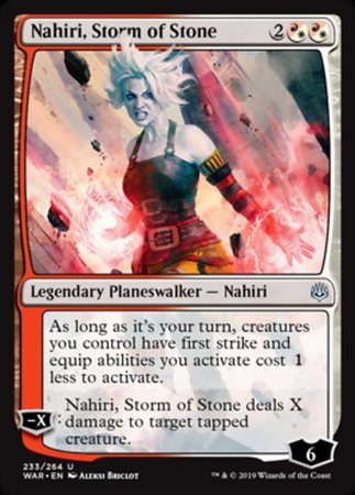 Nahiri, Storm of Stone [War of the Spark] | Tabernacle Games