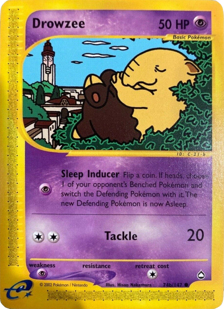 Drowzee (74b/147) [Aquapolis] | Tabernacle Games