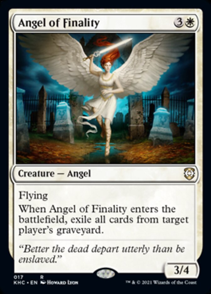 Angel of Finality [Kaldheim Commander] | Tabernacle Games