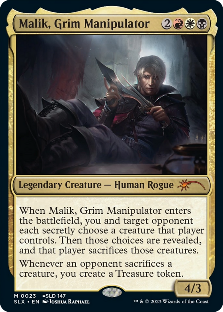 Malik, Grim Manipulator [Secret Lair: Universes Within] | Tabernacle Games