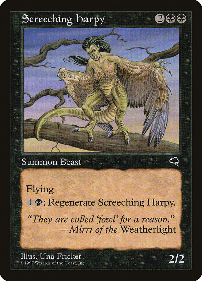 Screeching Harpy [Tempest] | Tabernacle Games