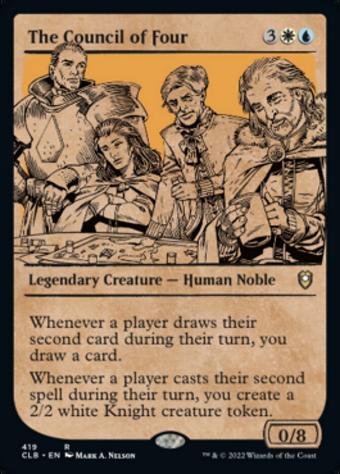 The Council of Four (Showcase) [Commander Legends: Battle for Baldur's Gate] | Tabernacle Games