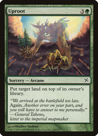 Uproot [Betrayers of Kamigawa] | Tabernacle Games
