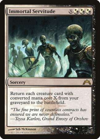 Immortal Servitude [Gatecrash] | Tabernacle Games