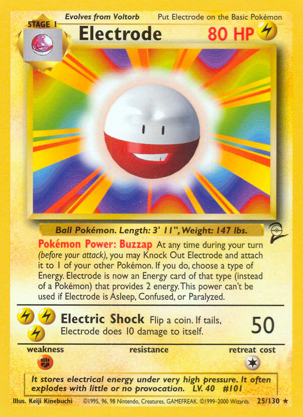 Electrode (25/130) [Base Set 2] | Tabernacle Games