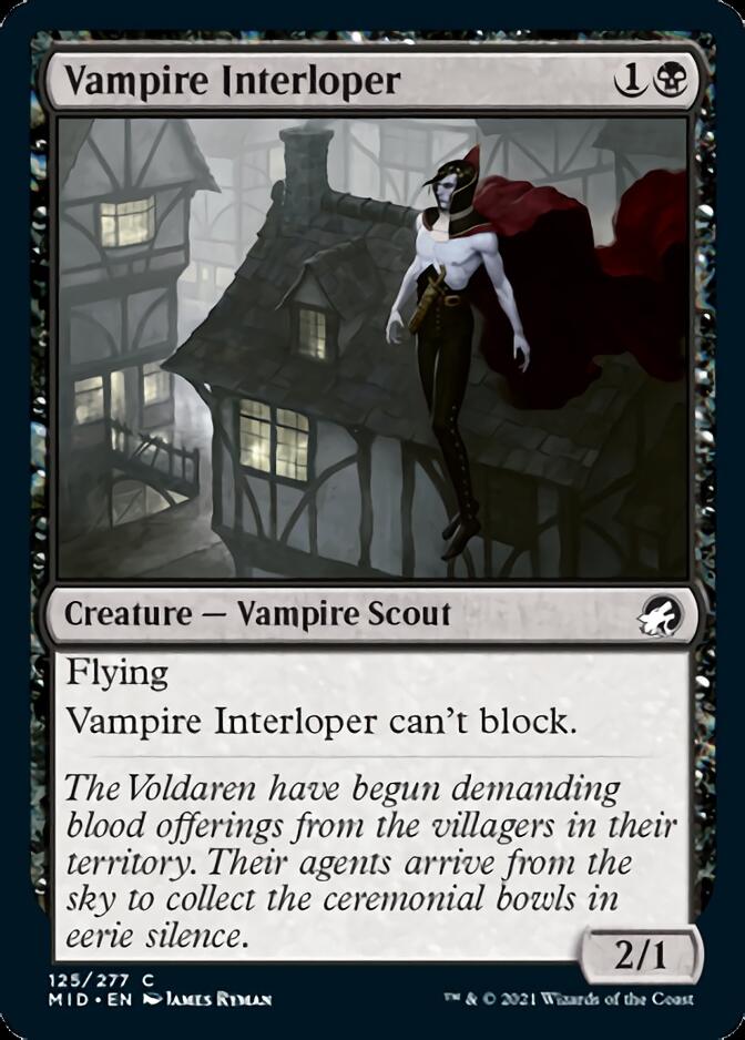 Vampire Interloper [Innistrad: Midnight Hunt] | Tabernacle Games