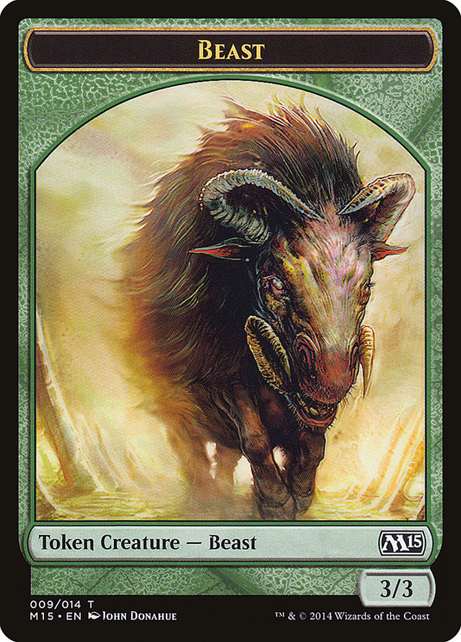 Beast (009/014) [Magic 2015 Tokens] | Tabernacle Games