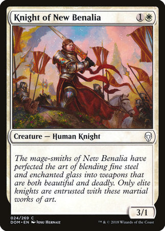 Knight of New Benalia [Dominaria] | Tabernacle Games